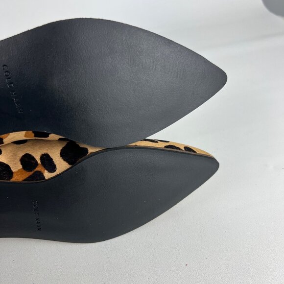 Cole Haan Womens Hara Jaguar Print Haircalf Chelsea Ankle Boots Low Heel size 7B - Picture 13 of 16